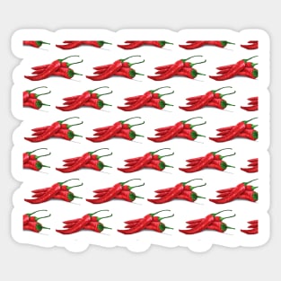 Chile de Arbol (Tree Chili) Pattern Sticker